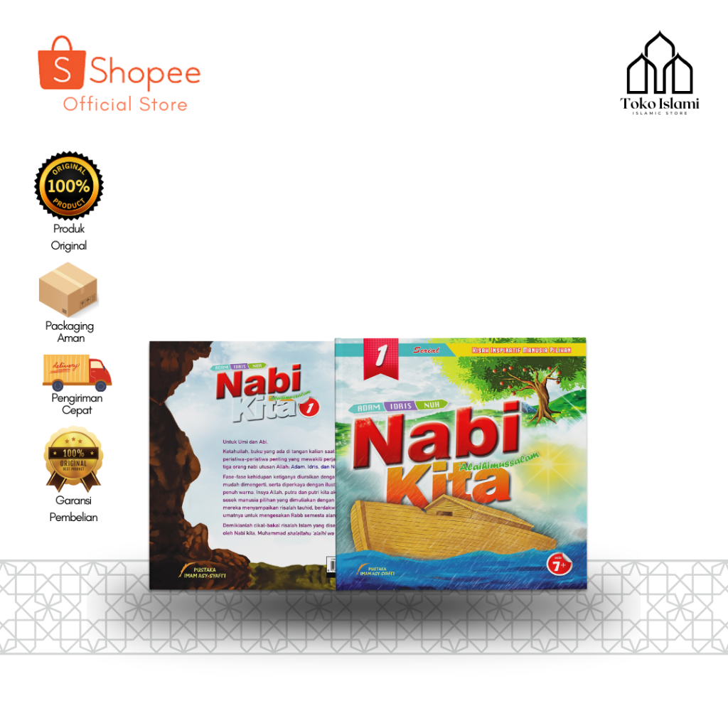 NABI KITA 1 ADAM IDRIS NUH PENERBIT PUSTAKA IMAM ASY SYAFII