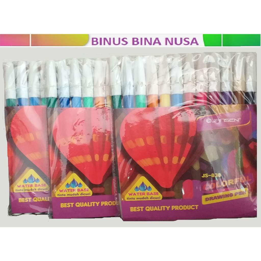 

Spidol Jansen 12 Warna
