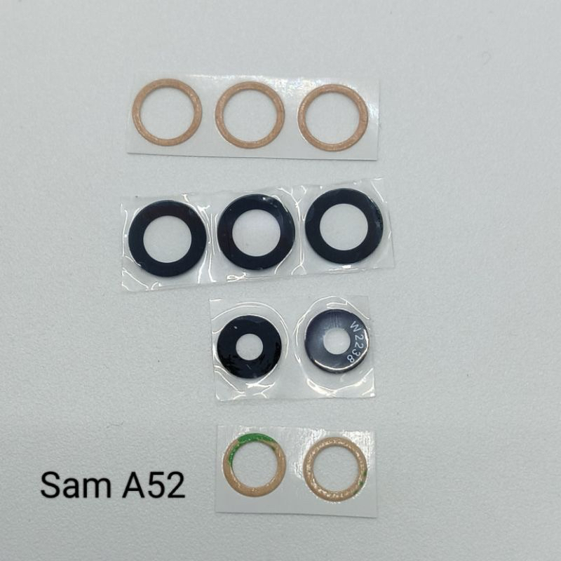 Lensa kamera kaca kamera belakang Samsung A52