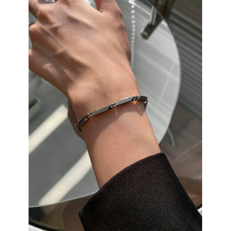 LUCAN - Gelang minimalist Stainless steel lucan Zenith Gelang Cowok Pria keren Gelang Lucan premium