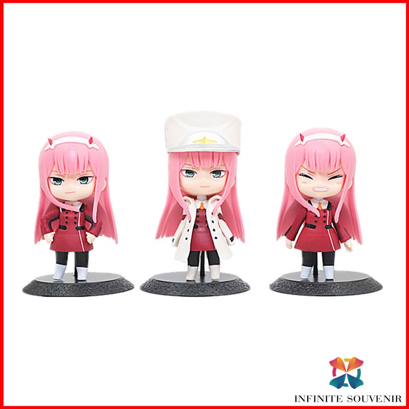 526. Pajangan Zero Two Figure Anime Hadiah Ulang Tahun Anime Patung Zero Two Souvenir Dekorasi