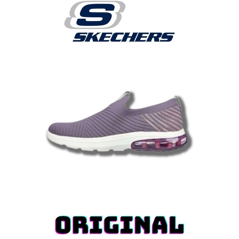Sepatu Skechers Go Walk Air 2.0 Ediva Mauve Women's ( 124363/MVE ) Original