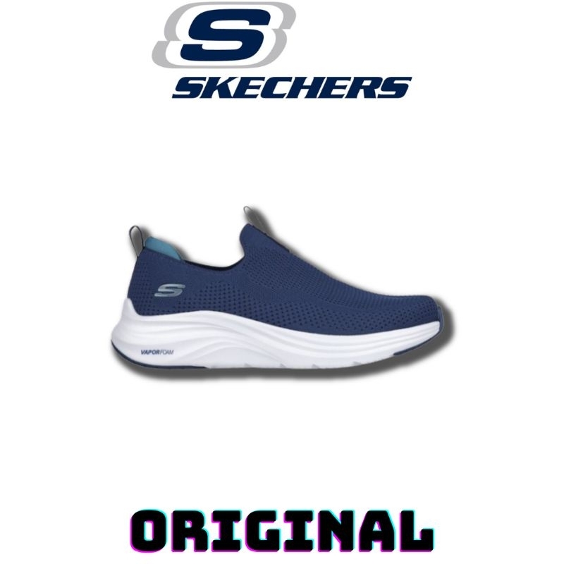 Sepatu Skechers Vapor Foam Convert Navy Blue Men's ( 232629/NVBL ) Original