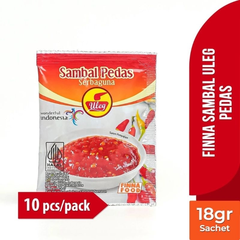 

Finna Saos Sambal Uleg Pedas Sambal Sachet Pedas