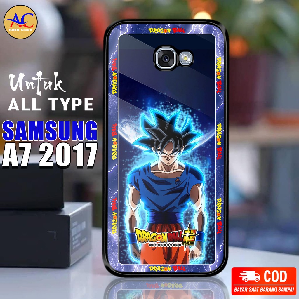 Case Hp Softcase Glossy SAMSUNG A7 2017DGBL Casing Silikon Handphone Pelindung Kamera