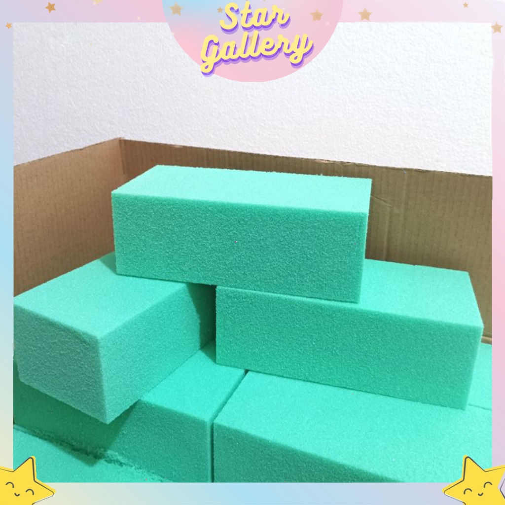 Busa Kering Buket Bunga Floral Foam Busa Kering / Gabus Bunga / Dry Floral Foam Dekorasi Buket (ECER