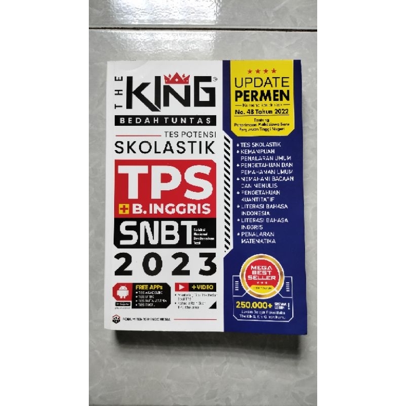 PRELOVED ORIGINAL THE KING BUKU SNBT UTBK TPS 2023