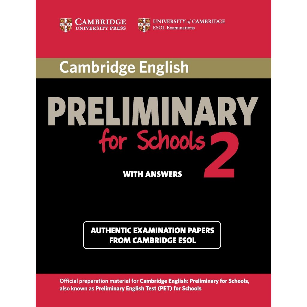 CRAZY SALE | Cambridge English Preliminary for School 2-Student Books