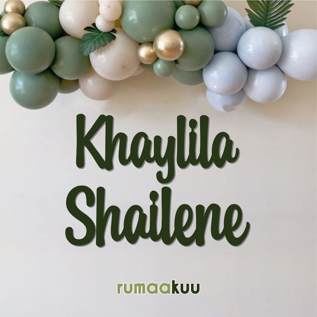 Rumaakuu Custom Tulisan Nama Dekorasi Ulang Tahun Tasyakuran Pesta Kertas Jasmine HARGA PER HURUF