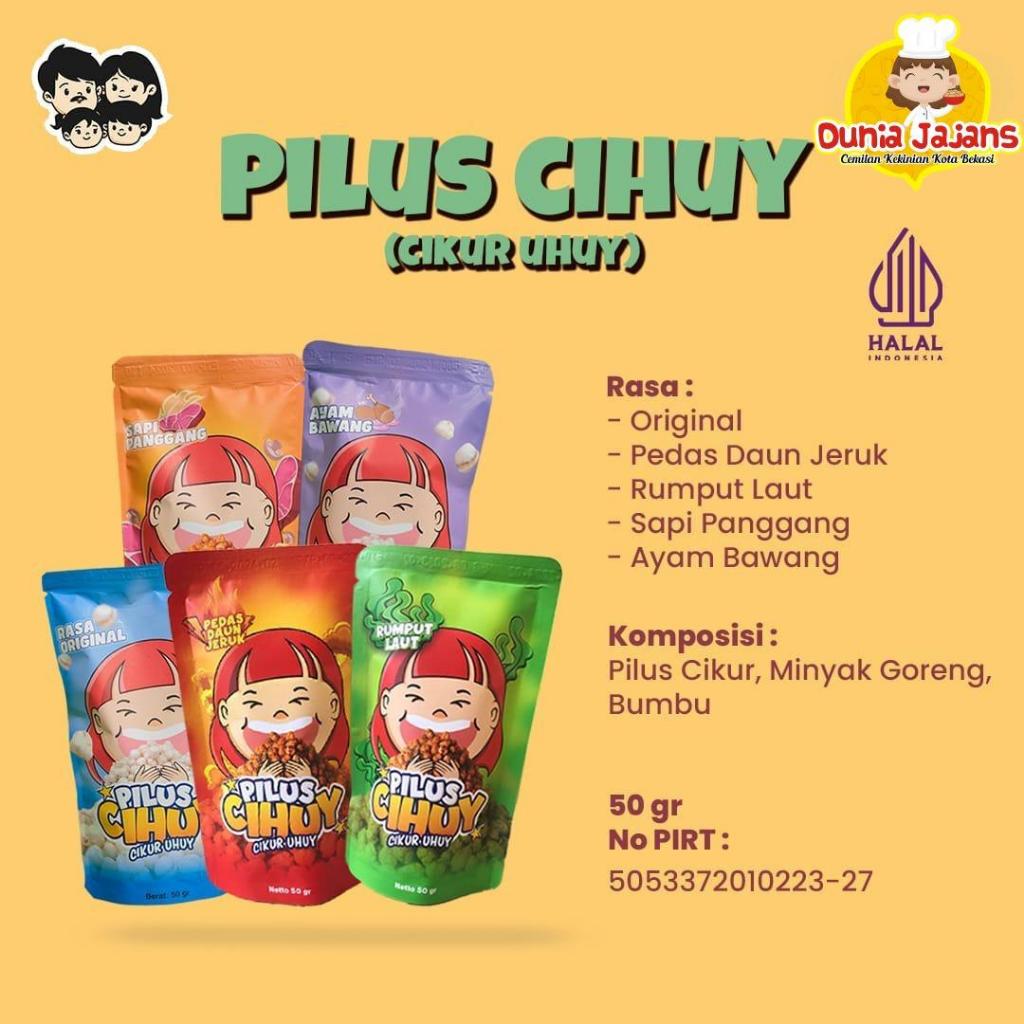 

CEKELIN | SNACK KEKINIAN | CEMILAN | PILUS CIHUY | 50 GR | RENYAH | VARIAN RASA