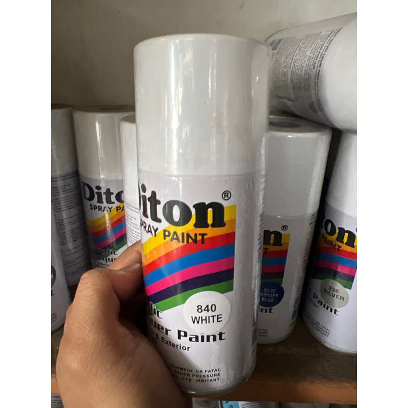 Cat kaleng/pilox Diton white 840 putih 300cc