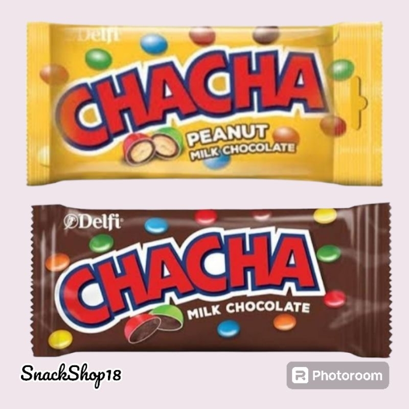 

Delfi ChaCha Chocolate dan Peanut | 1 Renceng Isi 10 Bungkus @ 5 gram