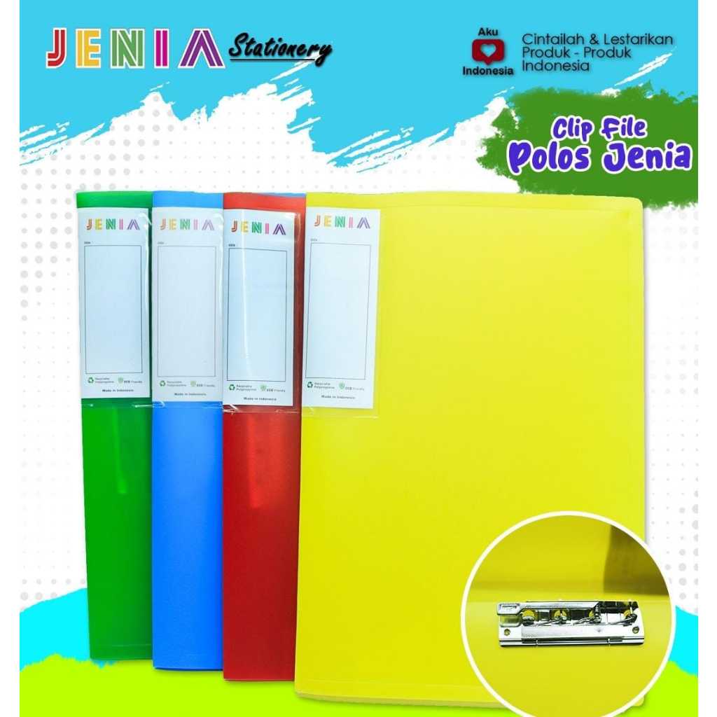 

Clip File Folio Jenia/Map Jepit Folio Murah