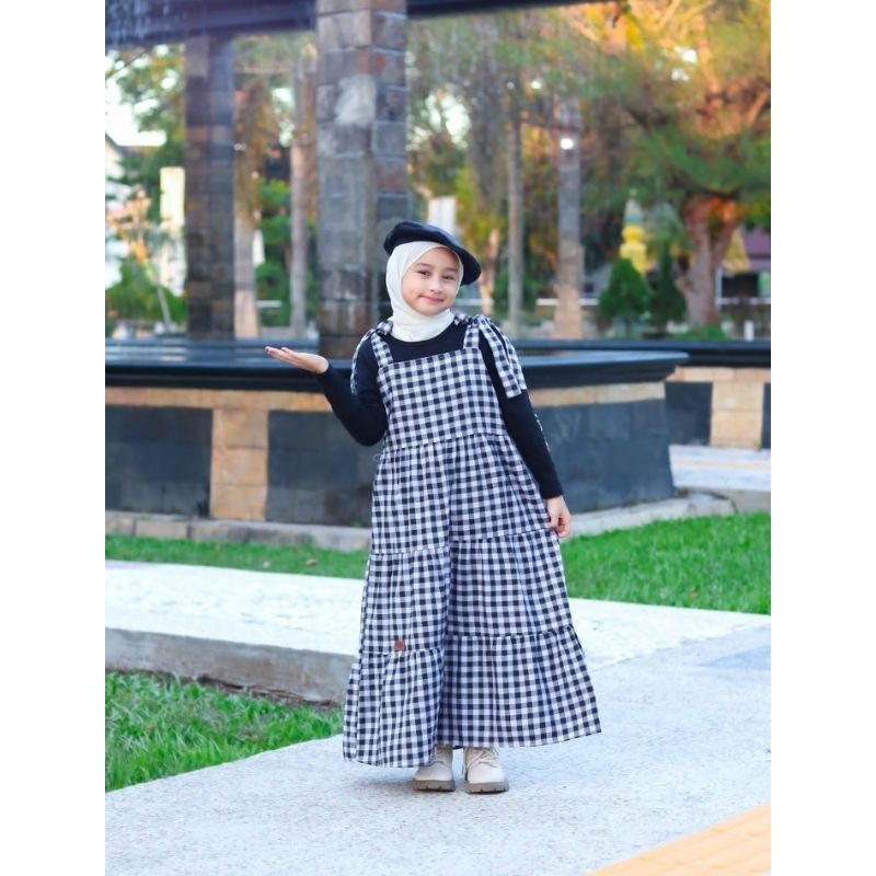 overal gamis anak set anak