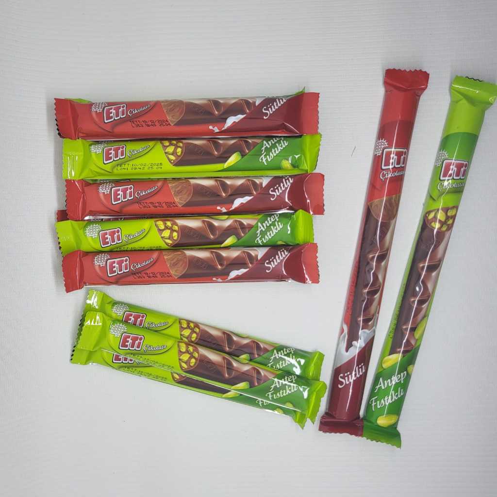 

17g Coklat Import - Coklat Pistachio | Eti Originial Turkiye 100%