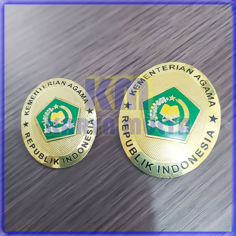 Pin Lencana Logo Kemenag Magnet Pin Logo Kementerian Agama Bros Kemenag Oval - KM