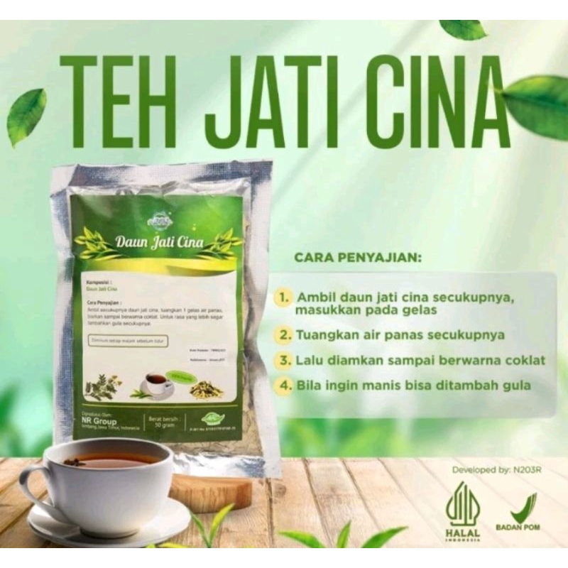 

Teh Daun Jati Cina NR Beauty by N203R 30gr