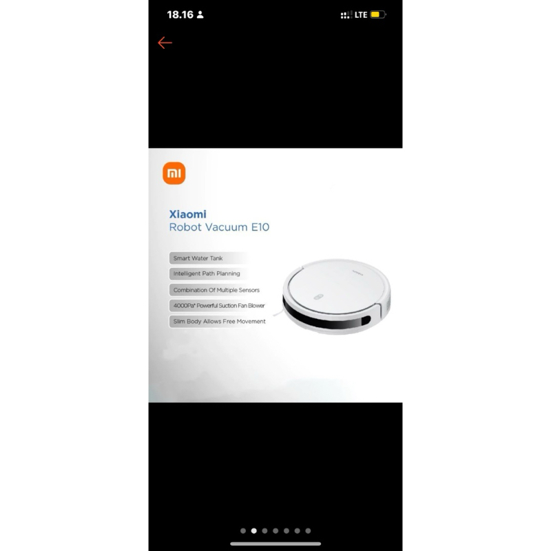xiaomi robot vacum E10