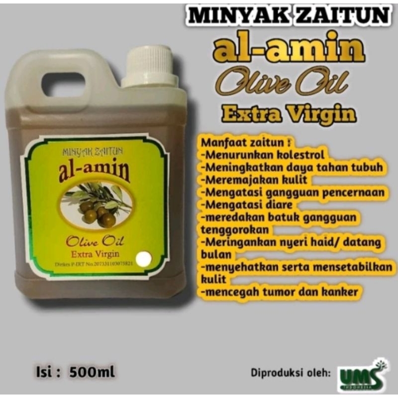 

UMS Minyak Zaitun Extra Virgin Oil Al Amin 500ml