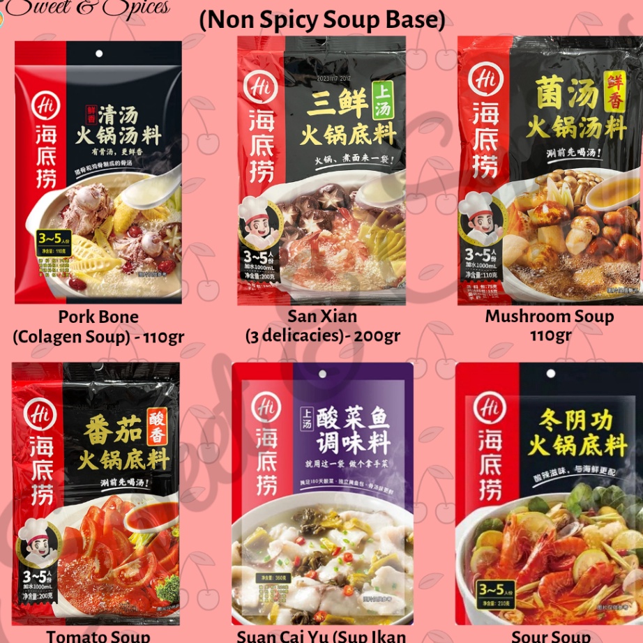 

Terbaru 33 Haidilao Bumbu Shabu Mala Hotpot Sup Hai Di Lao Soup Seasoning
