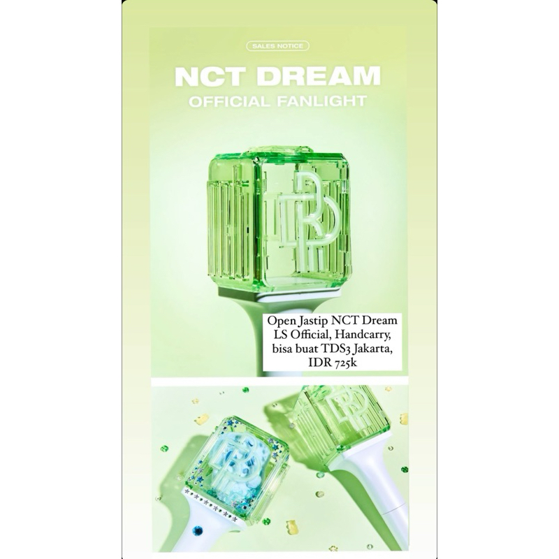 LIGHTSTICK NCT Dream Wayv V2 Original dari Kwangya Seoul