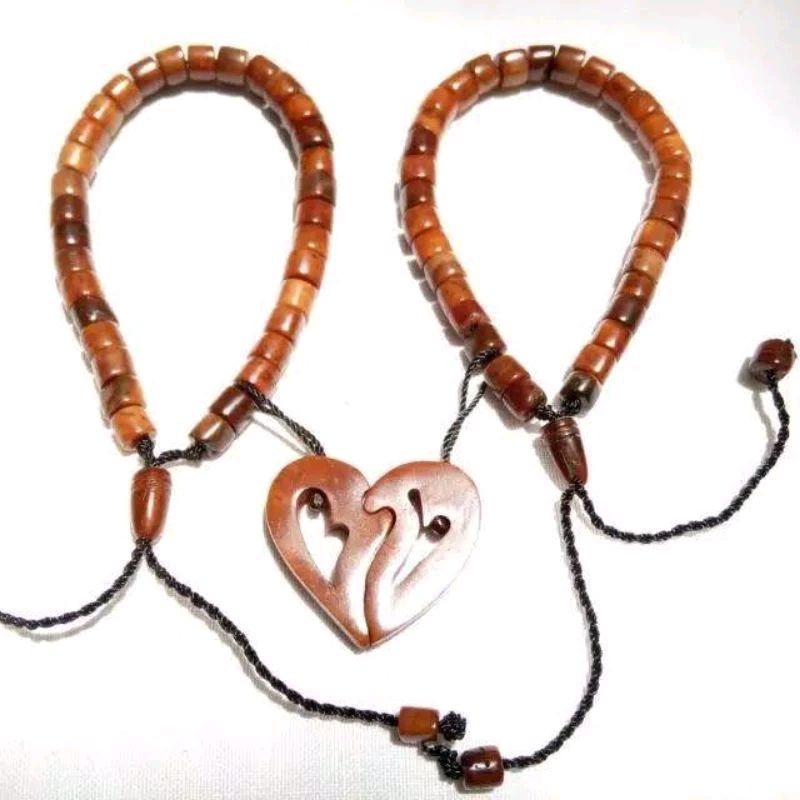 gelang tasbih/koka/kaoka/kaukah/sepasang 2pcs couple LOVE