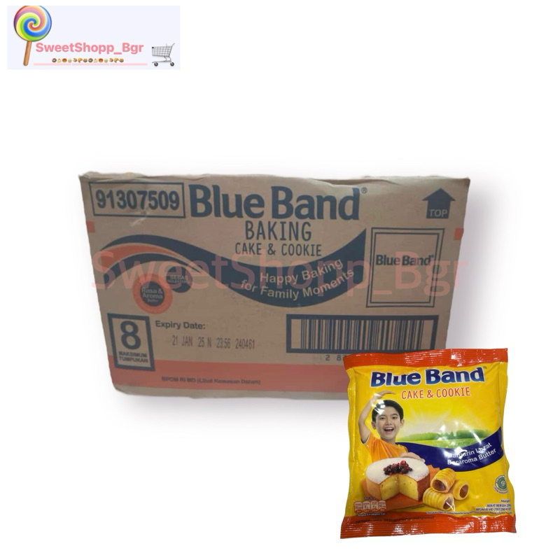 

Blue Band Cake And Cookies 200 Gr 1 Dus (Isi 60 Pcs)