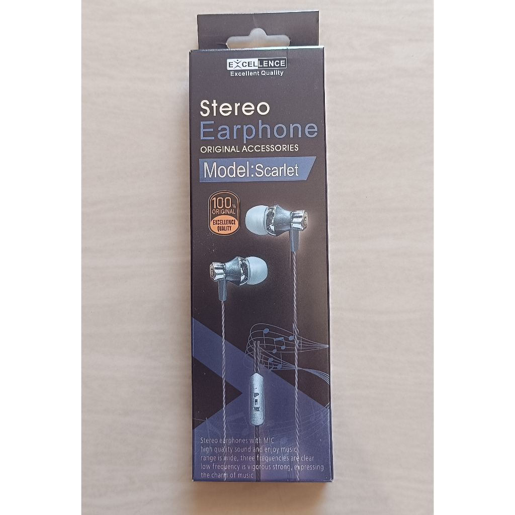 Earphone Excellence Scarlet