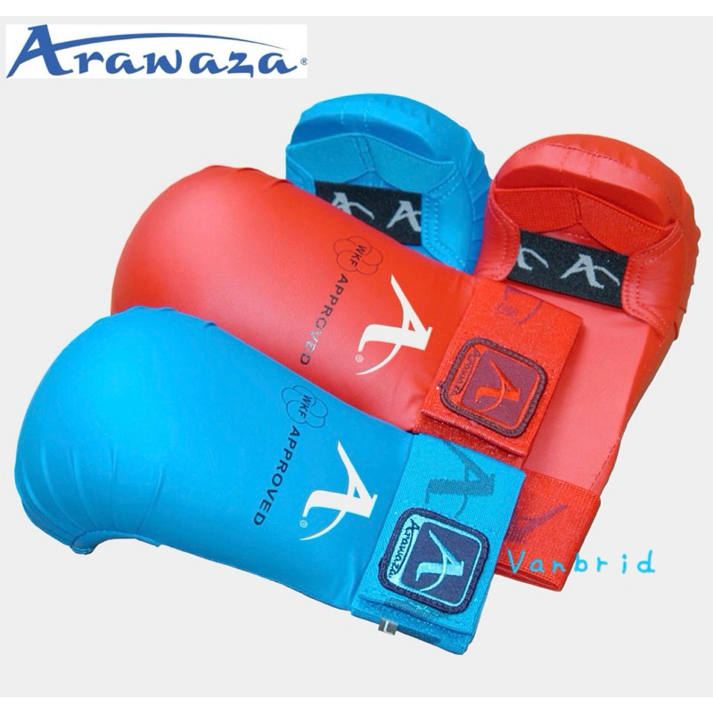 Sarung Tangan Karate Arawaza PU / Gloves Karate Arawaza Hand Protector Gloves WKF Approved