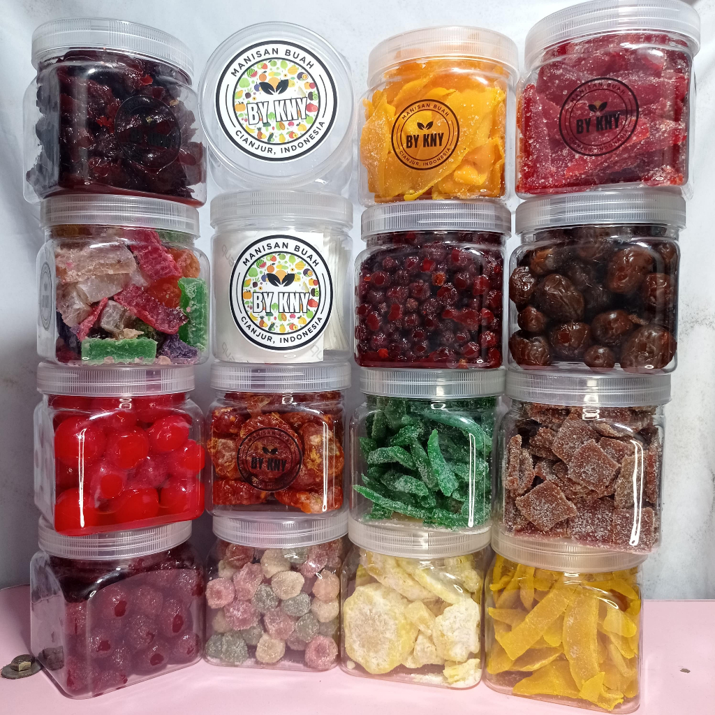 

RiDn MANISAN MANGGA KERING KEMASAN TOPLES 400ML MANGGA CIREBON MANISAN BUAH CIANJUR BY KNY