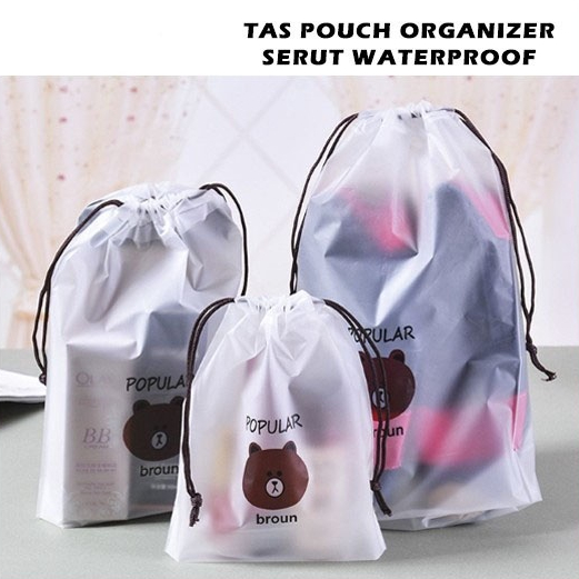 Travel Pouch Bag Organizer Pouch Travel Alat Mandi Waterproof