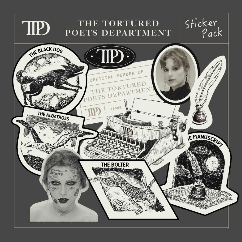 

Sticker Taylor Swift TTPD The Tortured Poets Department WATERPROOF
