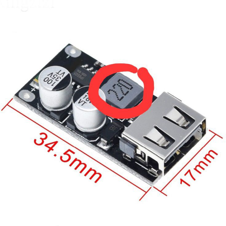 Terlaris Modul Stepdown DCDC Converter USB QC 2 QC 3 Quick Charge Output