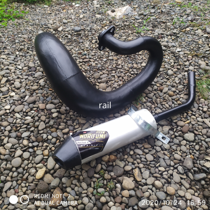 knalpot ninja udang trail pnp rangka yz/klx/ktm