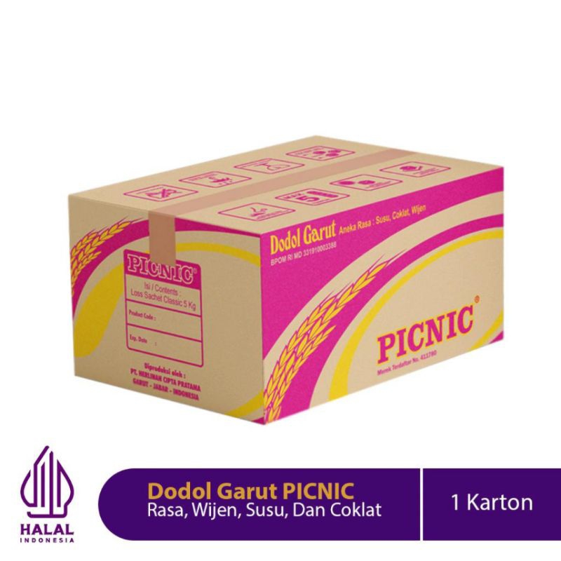 

Dodol Garut Picnic Classic Sachet Loss 1Karton