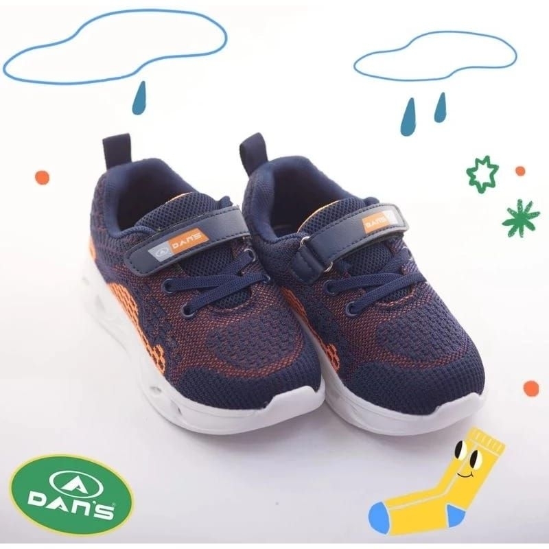 DANS BALKER Sepatu Sneakers Anak Lampu Original