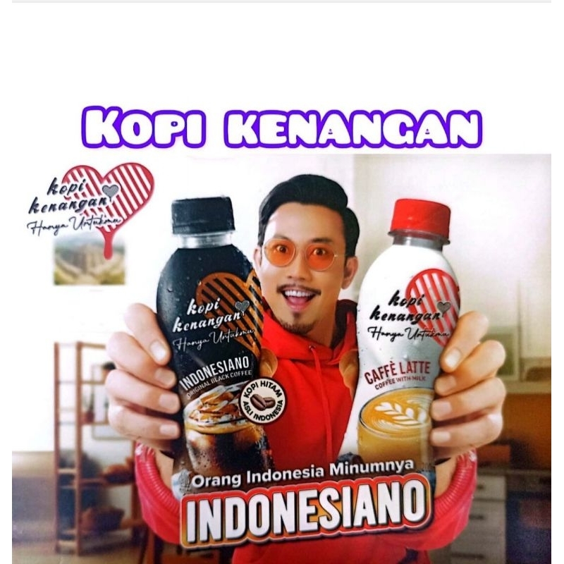 

KOPI KENANGAN HANYA UNTUKMU CAFFE LATTE & INDONESIANO 200 ML EXP 04 2025 AMAN