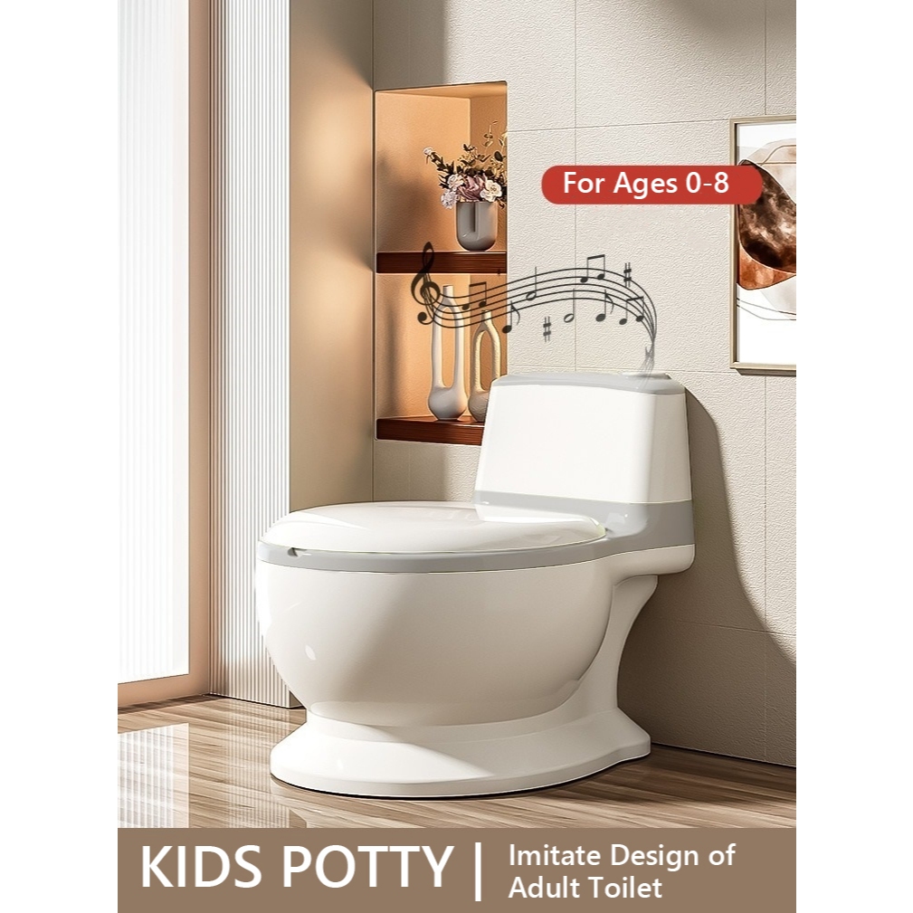 [BERSUARA FLUSH] Kids Potty with Adult Toilet Design Pispot Anak dengen Design Closet Dewasa