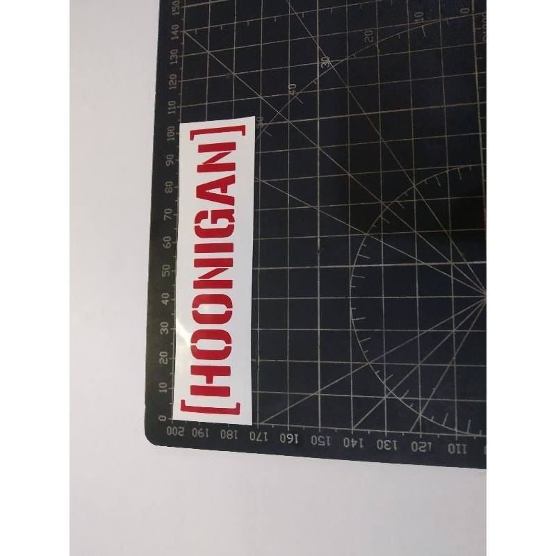 

cutting stiker hoonigan