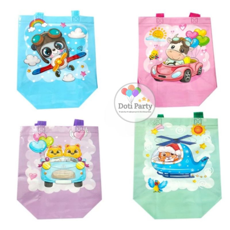 

Tas Souvernir Ulang Tahun Anak / Goodie Bag / Tas Ulang Tahun Transport - S