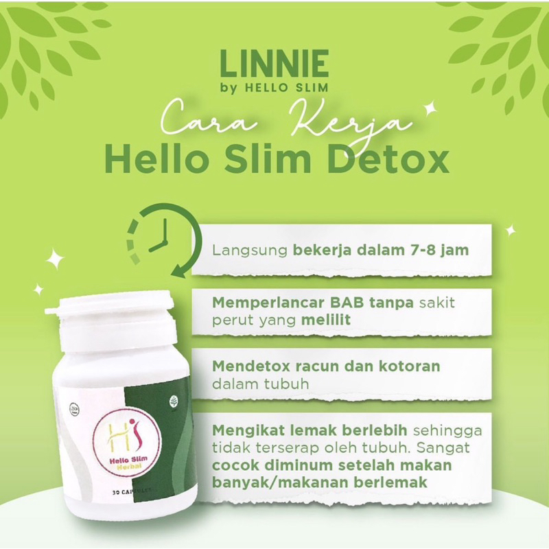 Hello Slim Detox | Herbal Diet Penurun Berat Badan | Reseller Resmi Kota Makassar