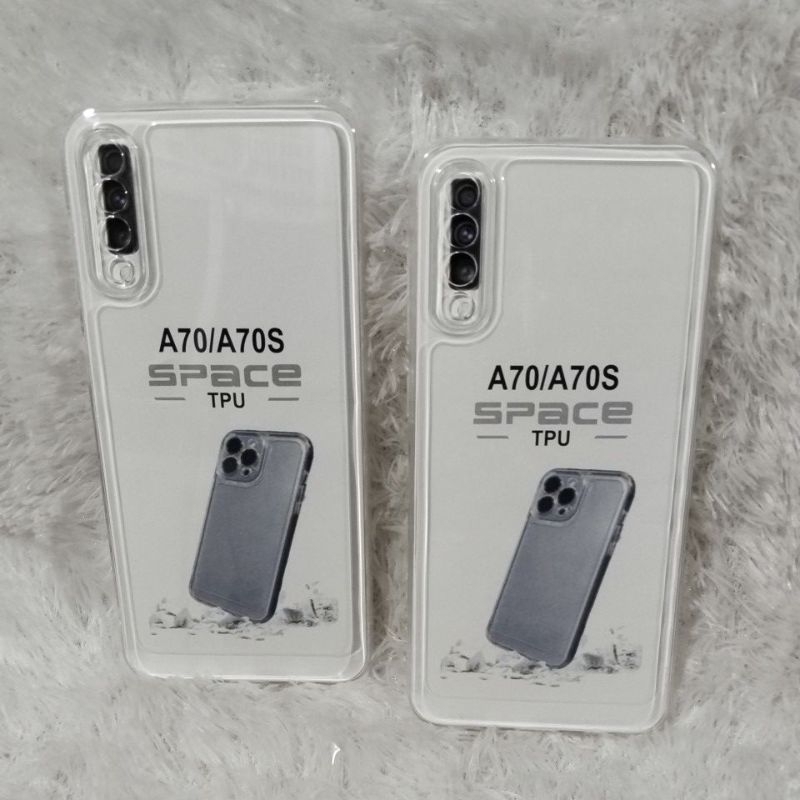 SoftCase Casing Clear SAMSUNG A70/A70S Silikon Casing Bening Transparan Pelindung Belakang hp