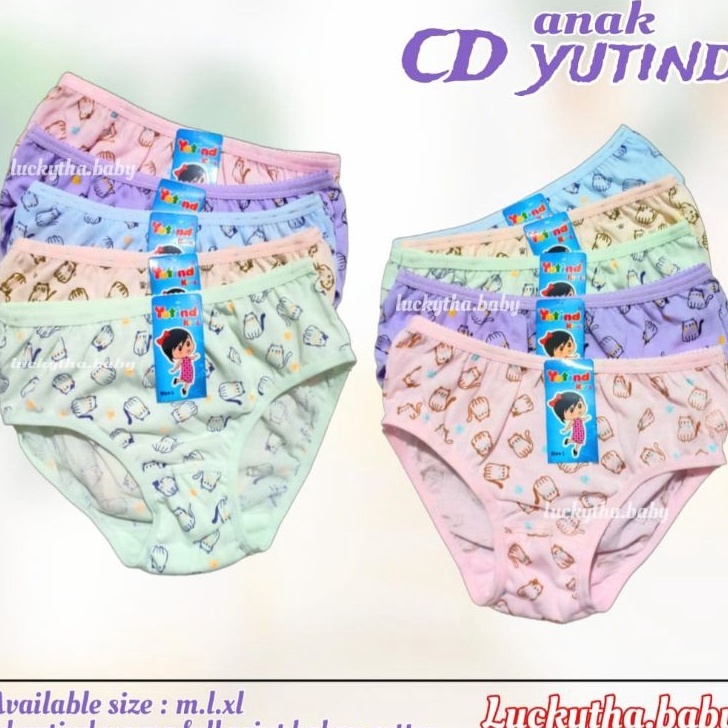 D2289 Yutind 1184  Celana dalam anak perempuan yutind 1184 fulk print  cd anak yutind motif  celana 