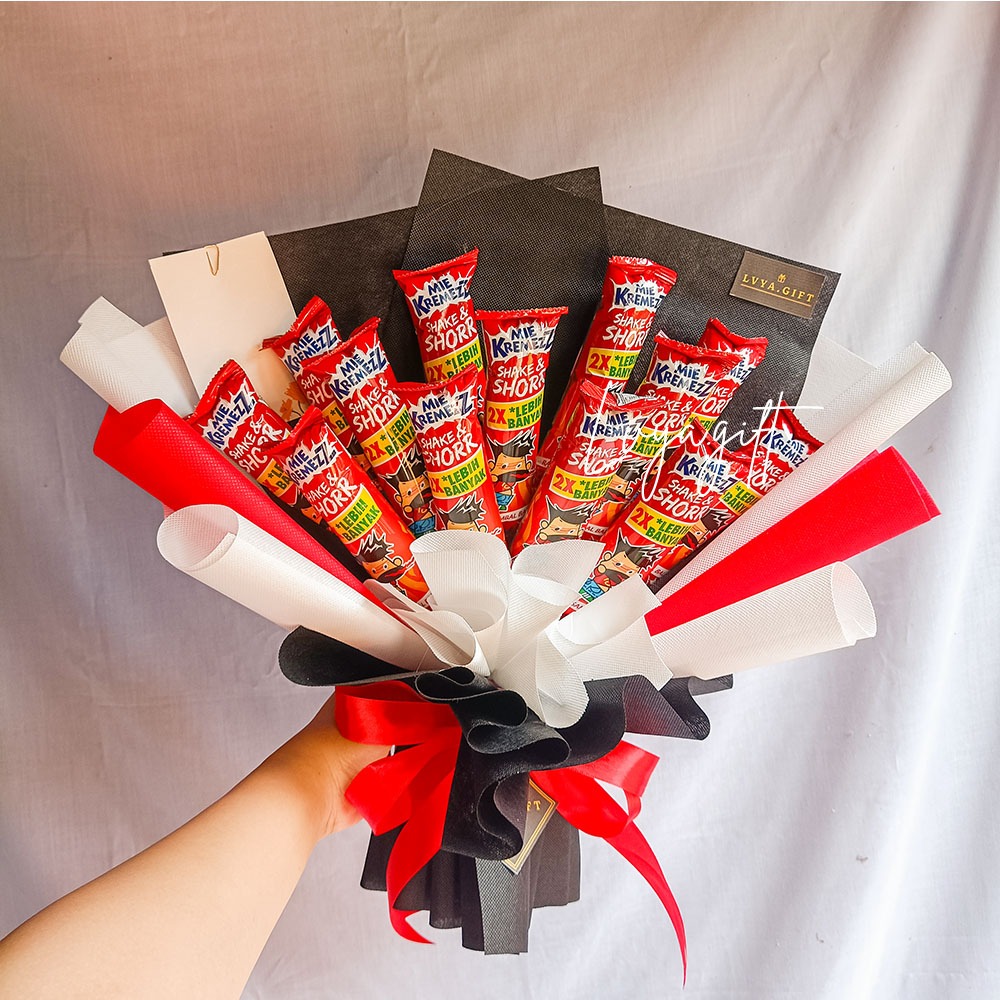 

LVYA.GIFT 4211 28 BUKET SNACK MIE SHORE MIE KREMES MIE KREMEZ
