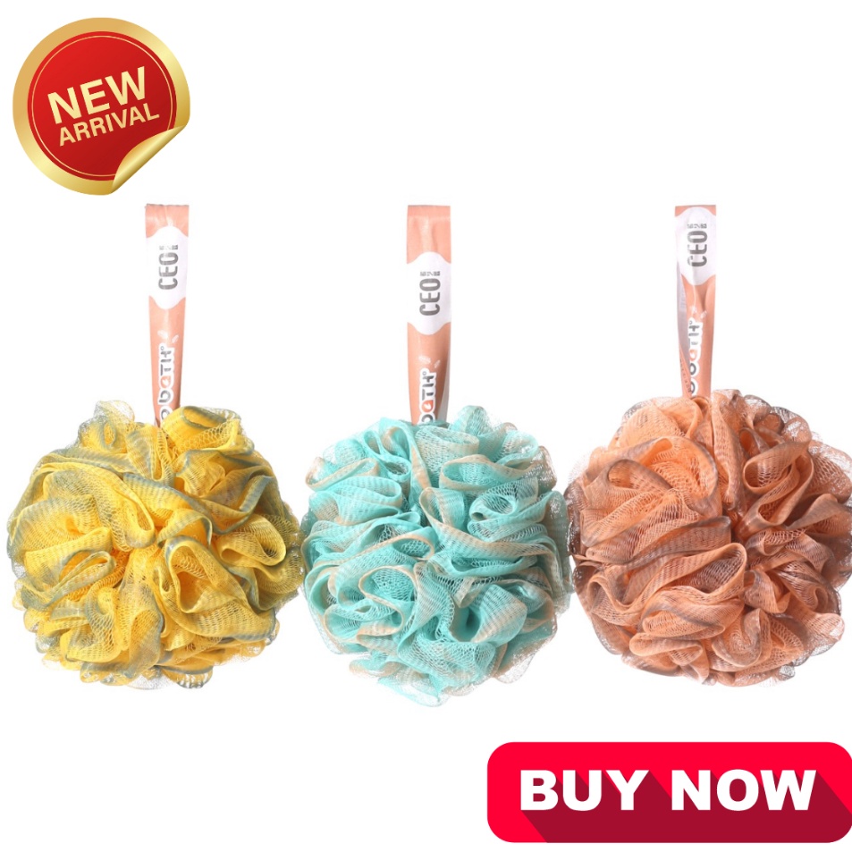 Lariza SHOWER PUFF  BATH PUFF  BUSA SPONS MANDI  SHOWER PUFF SIZE BESAR  PADAT