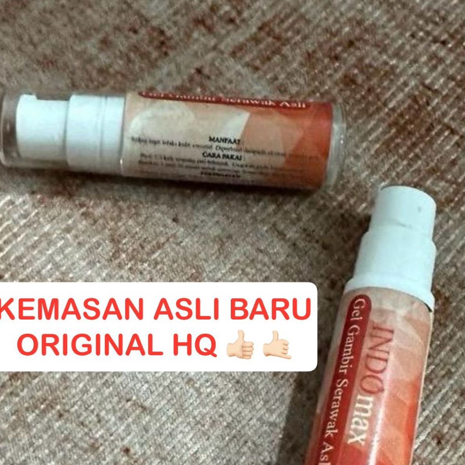 GEL GAMBIR SERAWAK ASLI INDOMAX  GAMPANG  AMAN  EFEKTIVITAS  LAMA