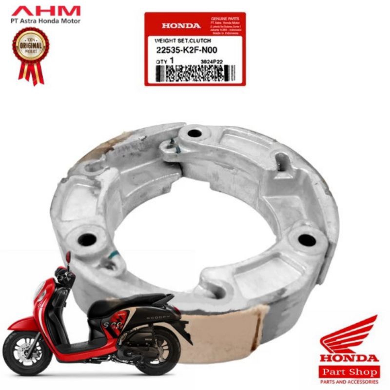 22535-K2F-N00 Kampas Ganda Scoopy eSP New 2021 K2F