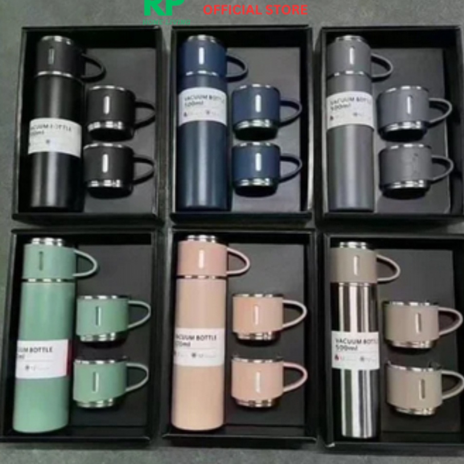 Super Promo T2 RP Home Living Termos SULTAN SET BOTOL VACUUM FLASK Travel Vacuum Set Box Gift Termos