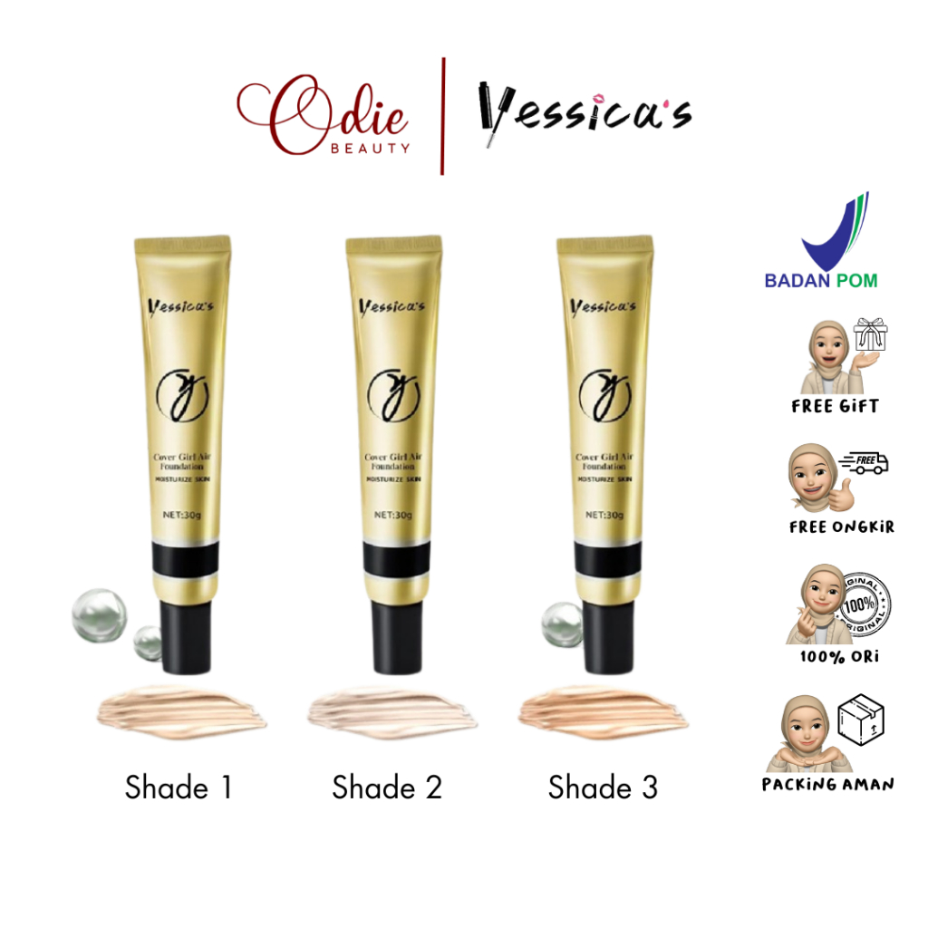 YESSICA WATERPROOF FOUNDATION COVER GILR AIR FOUNDATION YESSICA'S