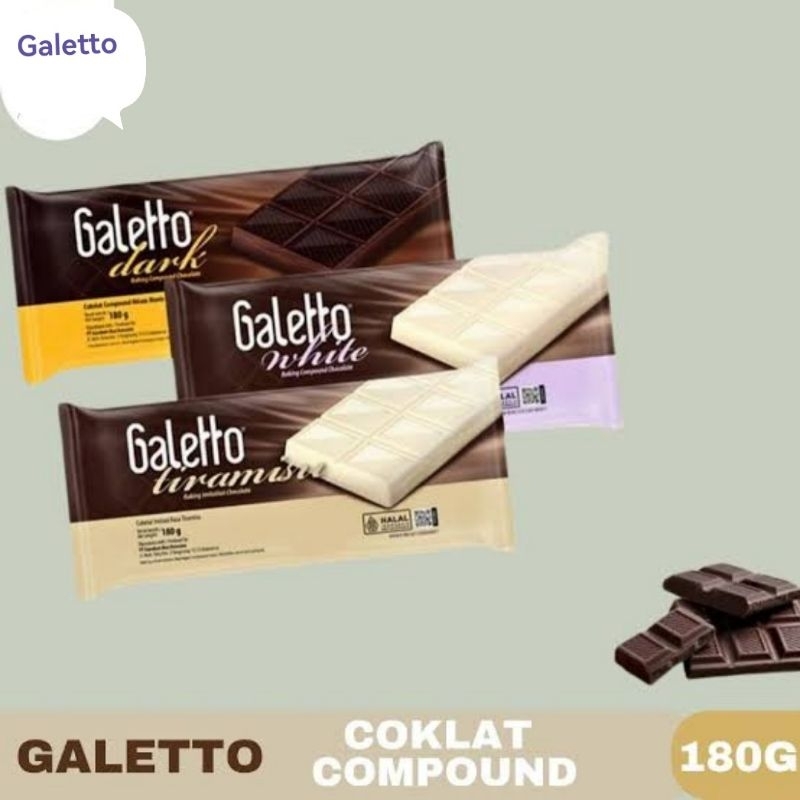 

Galetto Baking Compound Chocolate 180g